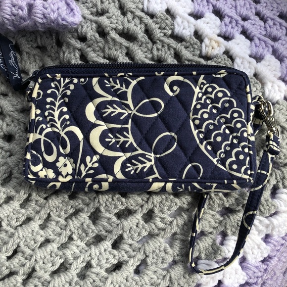 Vera Bradley Wristlet - Twirly Birds Navy - Picture 3 of 3